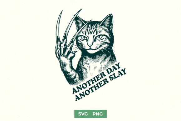 Another Day Another Slay SVG - Funny PNG for Crafts and Graphics