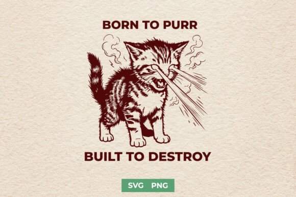 Funny Kitten SVG for Sarcastic Shirts - Graphics for Crafts