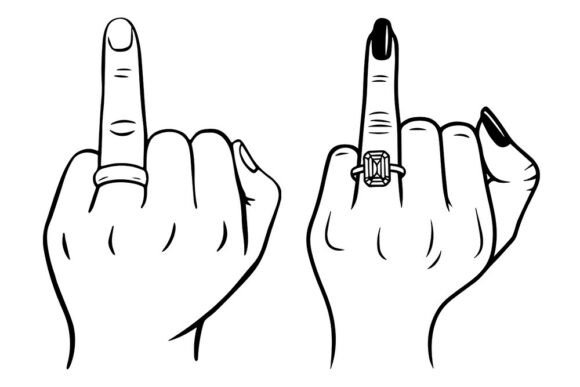 Middle Finger Hand SVG – Funny Ring Fing Review