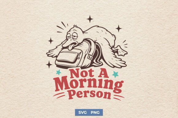 Not a Morning Person Graphics for Bloggers and Designers