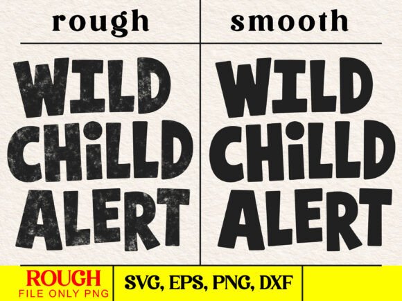Wild Child Alert Graphic for Playful Publishing