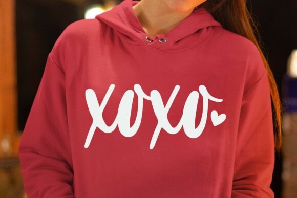 XOXO Valentine’s Day SVG for Graphics and Crafts